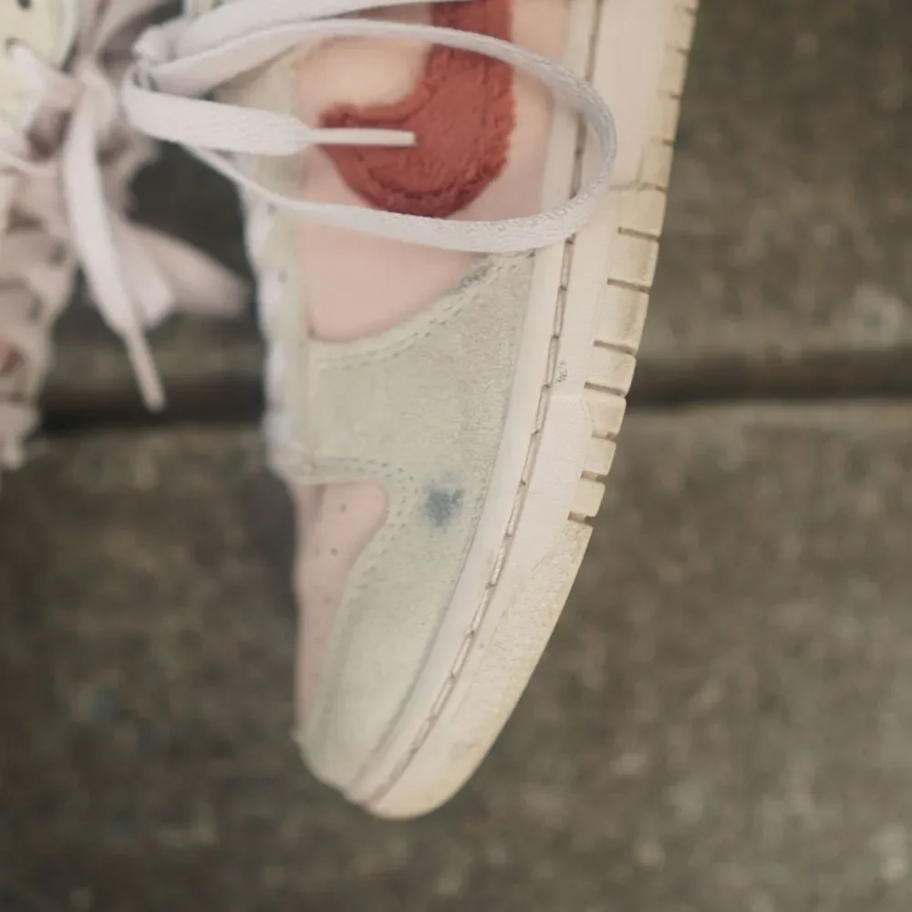 Nike Dunk Low SE Terry Swoosh Teddy Bear Shimmer Mars Stone DZ4706-200 W Size 7